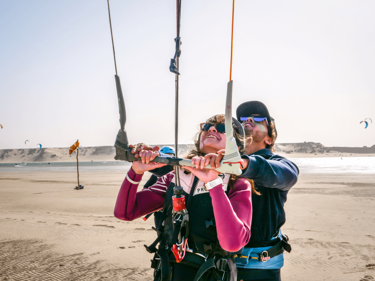 Kitesurf débutant